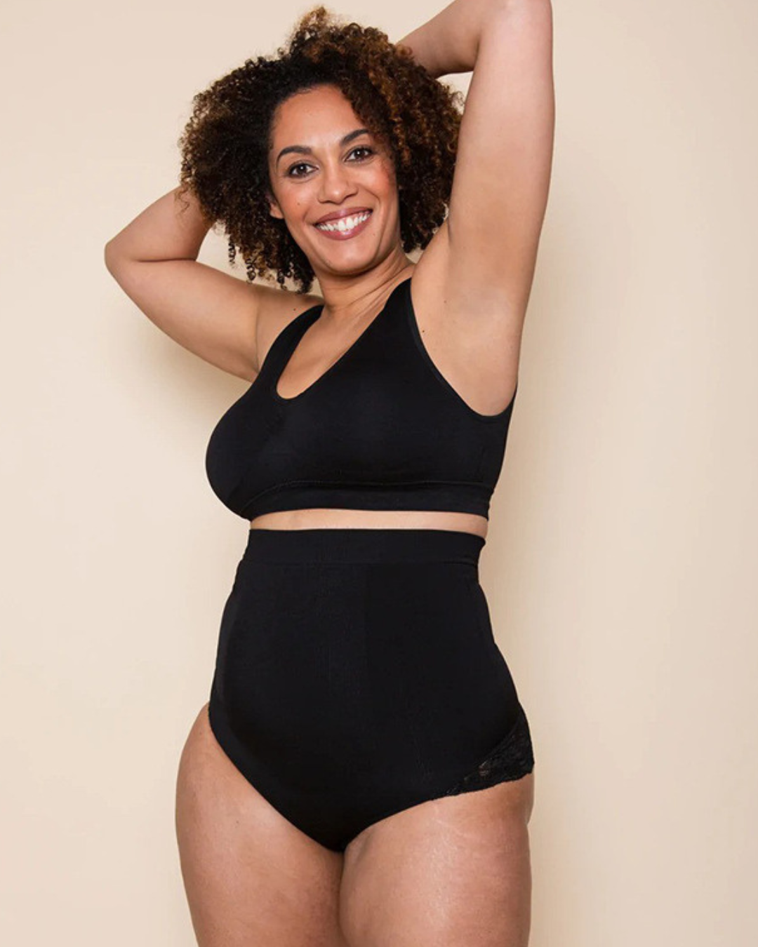 High Waisted Shaping Lace