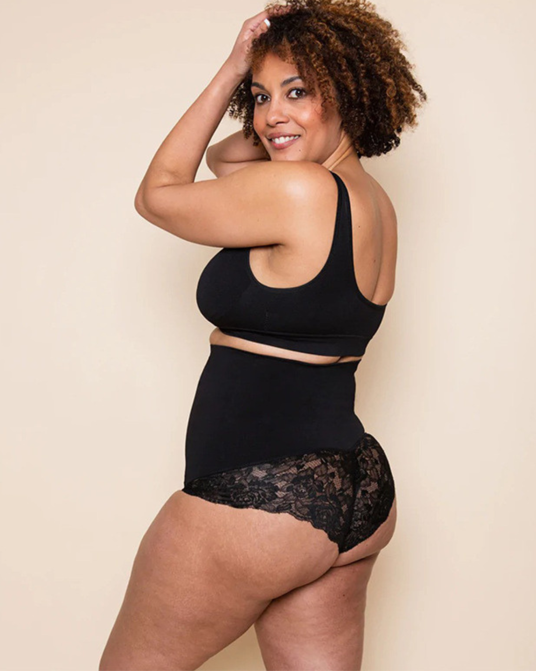 High Waisted Shaping Lace